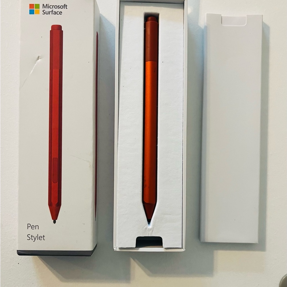 Red Microsoft Surface Stylus Pen